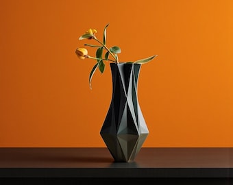Indoor Planter Rimini Geometric Vase | 3D Printed Modern Home Décor
