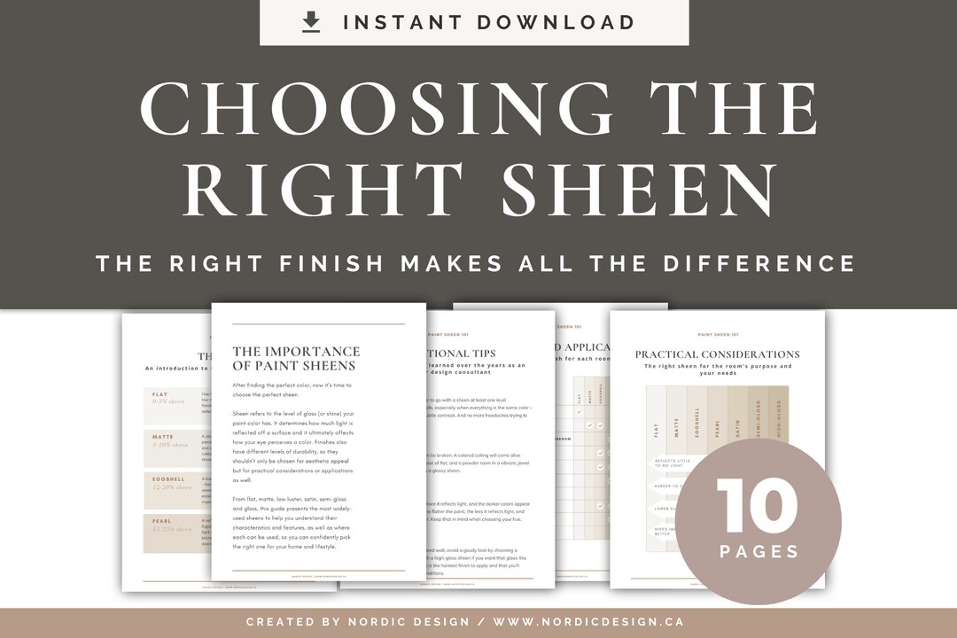 Home Interior Paint Sheen Guidebook, Remodel Guidebook, Paint Finishes