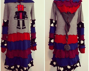 Katwise inspired robot sweater dress size large