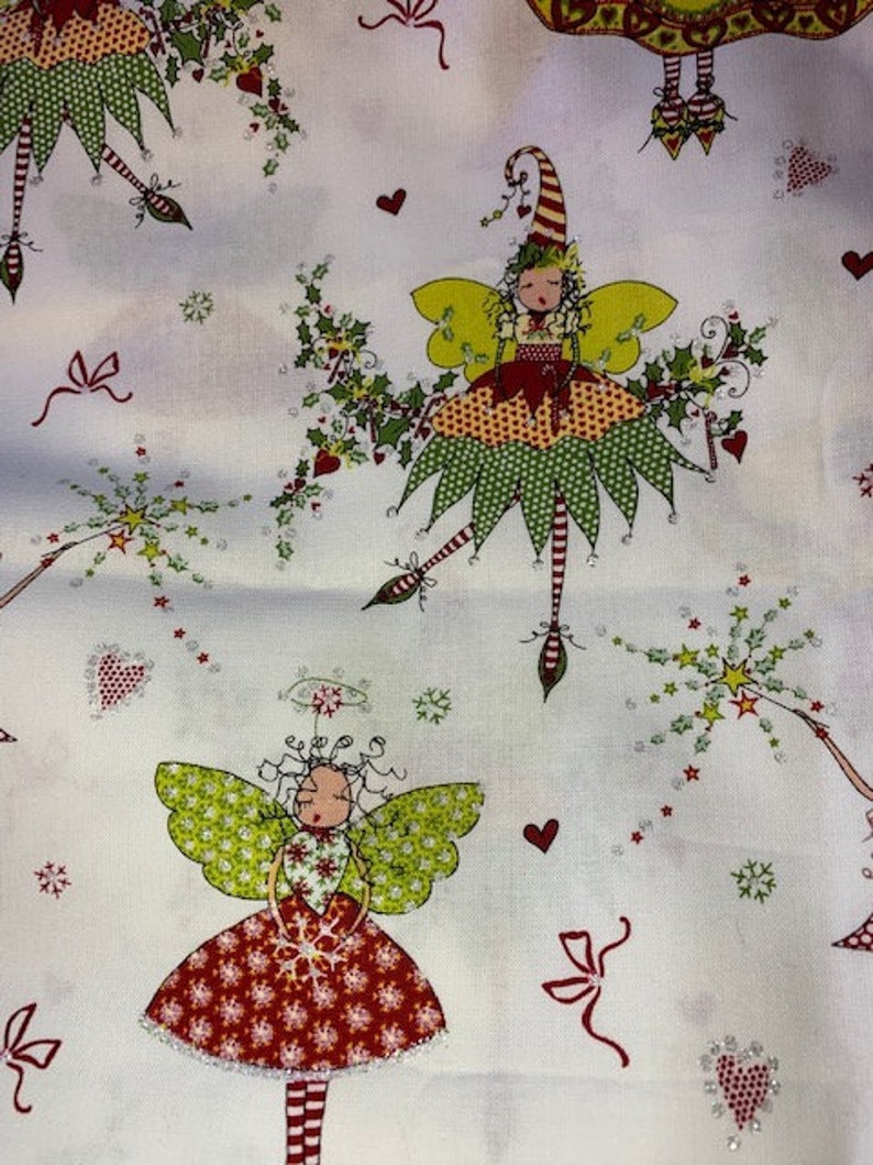 Michael Miller Fabric  Heavenly Pixie  Metallic glitter image 0