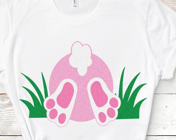 Easter SVG, Bunny Tail, Bunny Butt svg, Spring svg, Rabbit svg, Cotton tail, Easter Bunny, SVG, DXF, Eps, shirt desgin Cricut, Silhouette