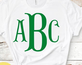 Fishtail svg Fish Hook Monogram font, monogram svg monogram letters, alphabet svg files, SVG, eps, Dxf, Cut files Cricut, Silhouette
