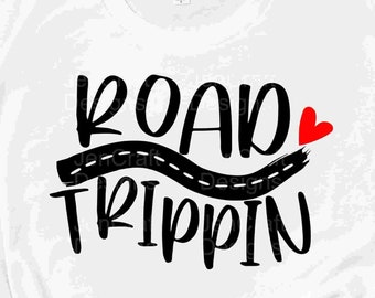 Road Trippin svg summer Family Vacation travel road trip, driving, girls trip, kids svg, eps, dxf, png cut file print Digital Design