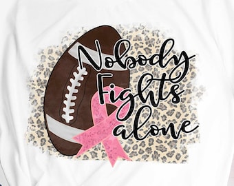 Breast Cancer Awareness PNG: Pink Pumpkin Football Sublimation (Digital Download)