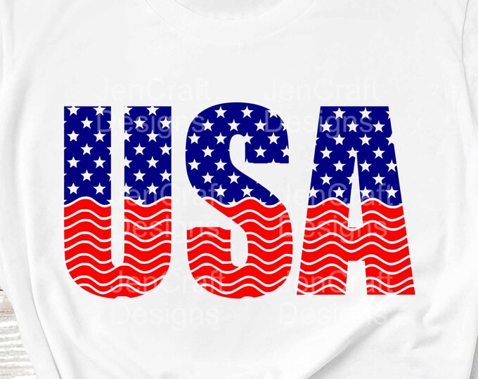 American flag USA svg, USA monogram frames, 4th of July svg, Memorial Day Cricut Silhouette, Die Cut Machines. Svg, Dxf, Eps, Png, Ai, Jpg