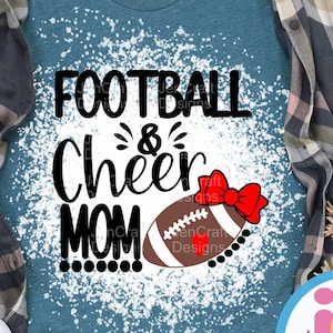 Football Cheer Mom SVG: Cricut Silhouette Cut Files
