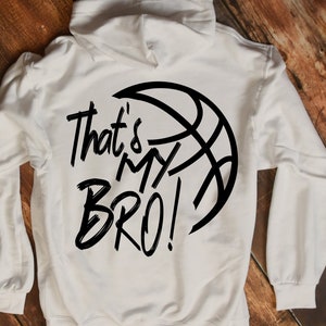 Basketball SVG, das ist mein Bro größter Fan svg, Bruder größter Fan, Softball Fan-Shirt-Design, Basketball-Schnittdatei, Sis, Schwester-Shirt