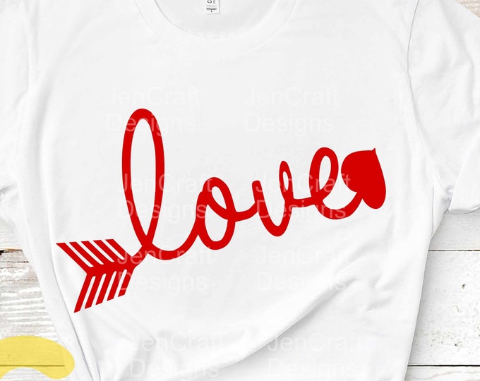 Valentines svg, Love cupid arrow svg dxf eps png files, heart files Cricut and silhouette, sublimation, cutting files