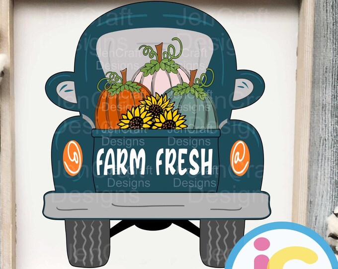 Fall Pumpkin Antique Truck SVG, Thanksgiving svg, Pumpkin svg Vintage classic truck svg, DXF, pdf, ps, png Silhouette, Cricut Cut Files
