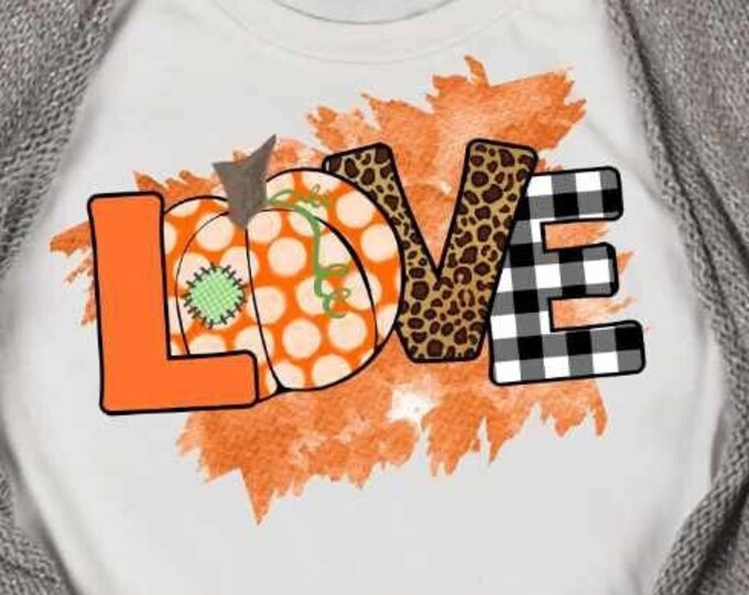 Fall Love png, Leopard Thanksgiving png, Pumpkin sublimation, Cheetah Autumn Pumpkin Love designs downloads clipart