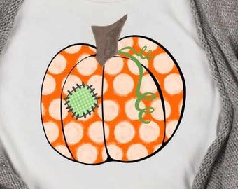 Polka Dot Pumpkin, Pumpkin png, Fall png, Thanksgiving png files for Sublimation printable, colorful pumpkin, watercolor pumpkin png