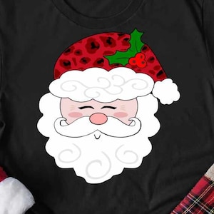 Christmas Santa Face SVG Clipart (Digital Files)