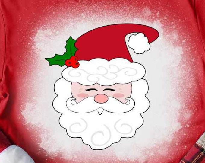 Santa Svg, Santa Face SVG, Santa Claus SVG, Santa Claus Face Svg, Christmas SVG, Kids Christmas Svg, Santa Clipart Svg, Dxf, Eps, Png