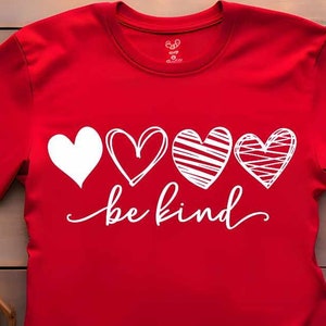 Seja gentil Valentine svg, arquivos svg de amor, corações de amor Svg, dia dos namorados svg, casamento svg, coração svg, arquivos de corte, Eps, Dxf, Png Cut file
