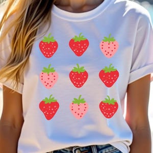 Strawberries Svg, Strawberry Festival png, Vintage Strawberry png, Summer berry clipart sublimation dtf, Svg, Eps, Dxf, Png