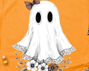 Lace Ghost Png, Cute Boo In Boojee png, Halloween Boo Lace Bow Png, Halloween PNG, Boo Ghost Shirt Png Cute Boo Halloween Sublimation Design