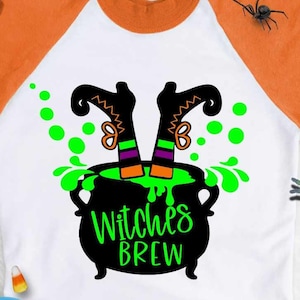 Halloween svg Witch Brew svg Witch Legs, Witches Brew Pot, Witch Pot, Halloween Svg Eps Dxf Png Cricut, Silhouette Cut File