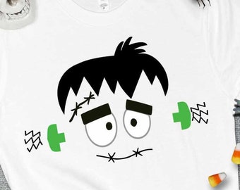 So Franken Cute Svg, Boy Halloween costume svg Frankenstein Monster Svg, Dxf, Eps, Png,  Svg, Kids Cut Files, Silhouette Cricut