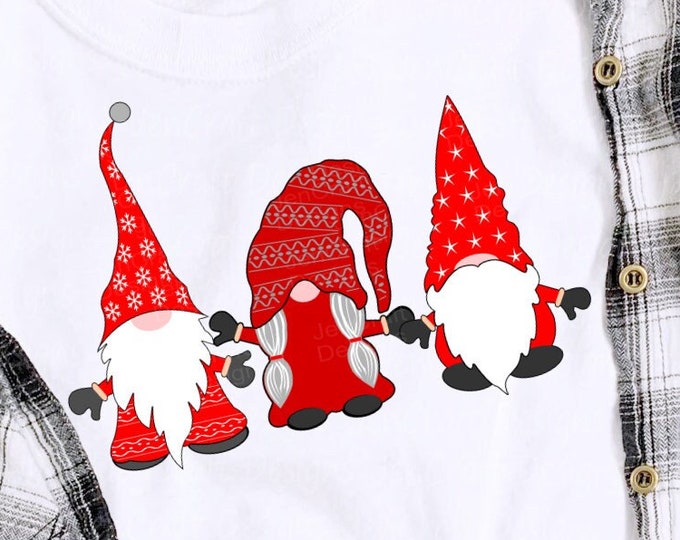 Christmas Gnome SVG, Christmas Ornament SVG, Gnomes Svg, Cut Files, Xmas Clipart, Cricut Silhouette Png Eps Dxf Sublimation Digital Download