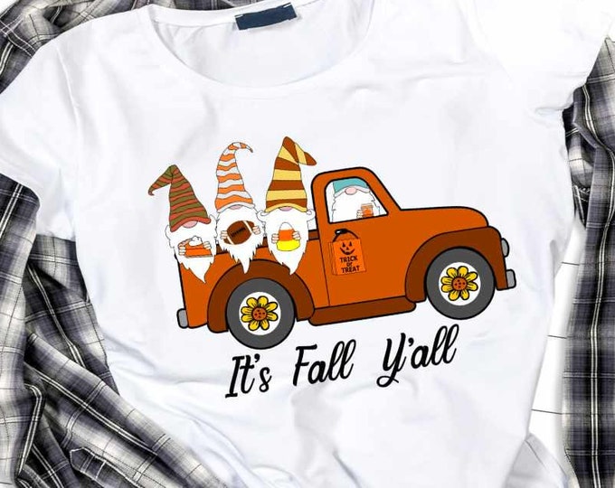 Gnomes Truck svg Fall gnomes svg Thanksgiving truck svg, Autumn fall svg,  Eps, Dxf, Png cricut, silhouette cut file