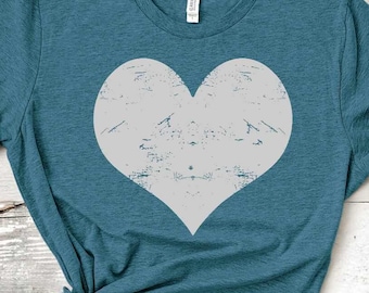 Grunge Heart SVG: Distressed Valentine's Day Vector Art (Digital Download)