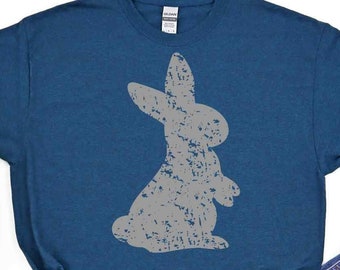 Easter svg, Distressed Bunny svg, Grunge Easter Gift Shirt Svg, Rabbit Svg, Spring EPS, DXF, Svg, Png, Cricut, Silhouette