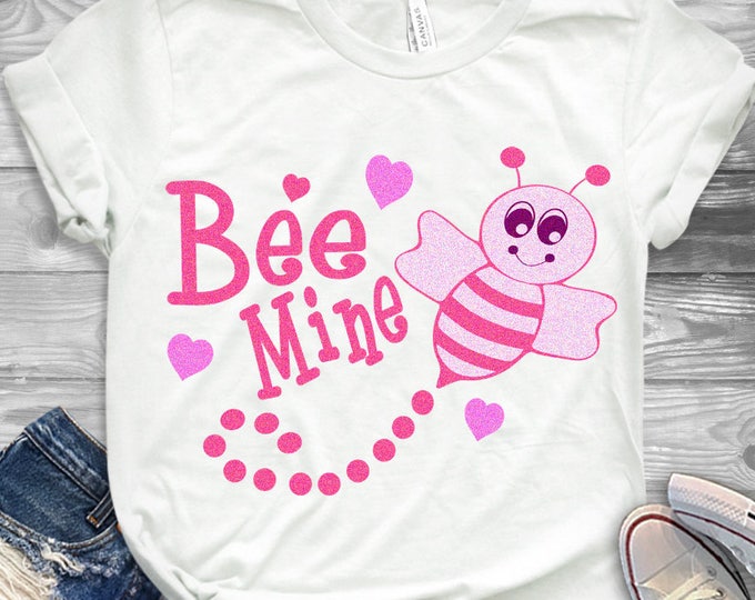 Valentine Svg, Bee Mine Valentine Svg, Bee Svg,DXF, EPS, Png, Valentines day svg, Bee Mine svg, Valentines svg Cricut, Silhouette