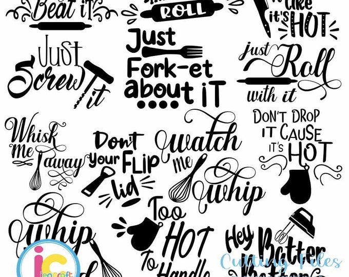 Sarcastic Kitchen Quotes Svg, Kitchen svg, Dish Towel Bundle, Funny Kitchen Towel svg, Baking meme svg, eps dxf png svg files for cricut