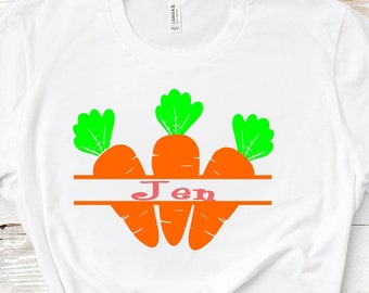 Easter svg, Carrot Split Monogram svg Easter Carrots, Spring, Bunny, Easter Basket Monogram Frames Svg, DXF, EPS, Png,