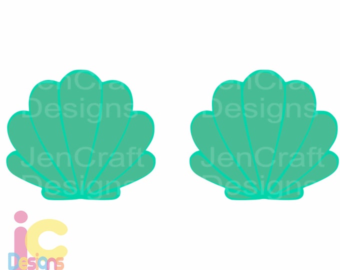 Seashell svg, Mermaid Shells SVG, Summer Ocean Beach Sea Shells Svg Dxf Eps, png, jpg Cricut, Silhouette, Vector Digital Cut Files