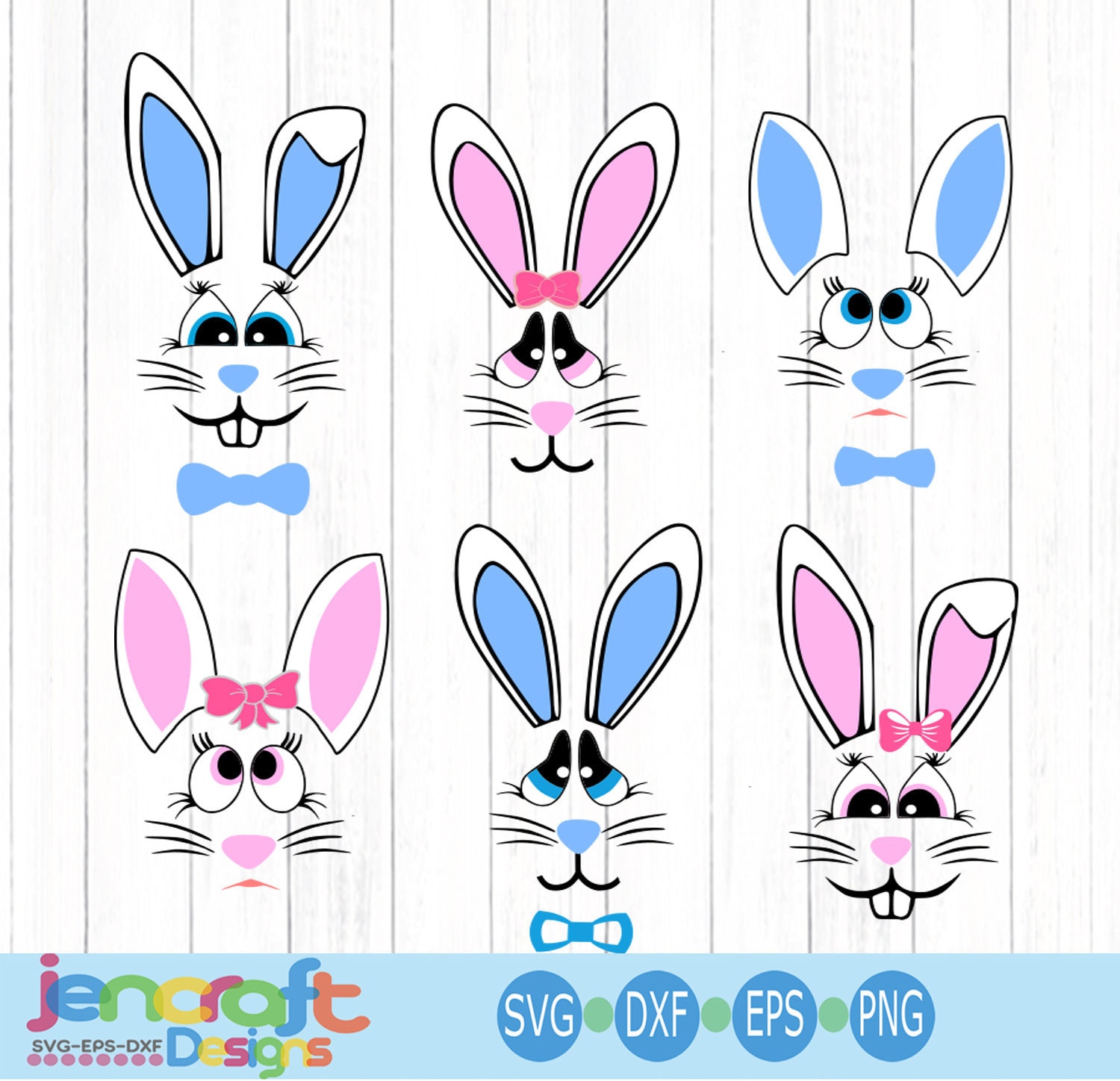 Download Bunny Face Svg Easter SVG lady & man face SVG Rabbit Svg ...