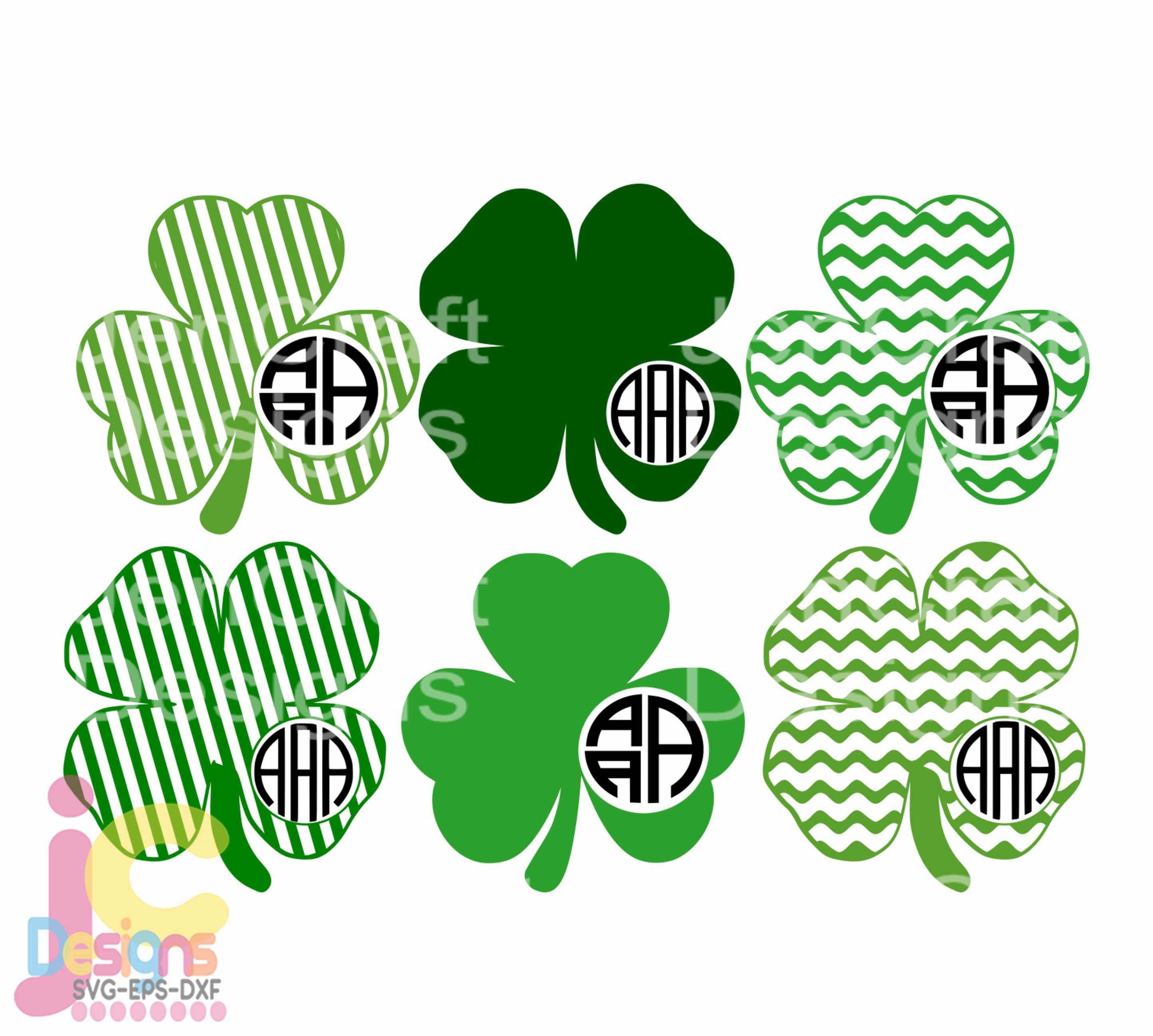 Download St Patrick S Day Svg Shamrock Svg Monogram Leprechaun Svg Design St Paddy S Day Monogram Svg Cut Design Svg Dxf Png Silhouette Cricut