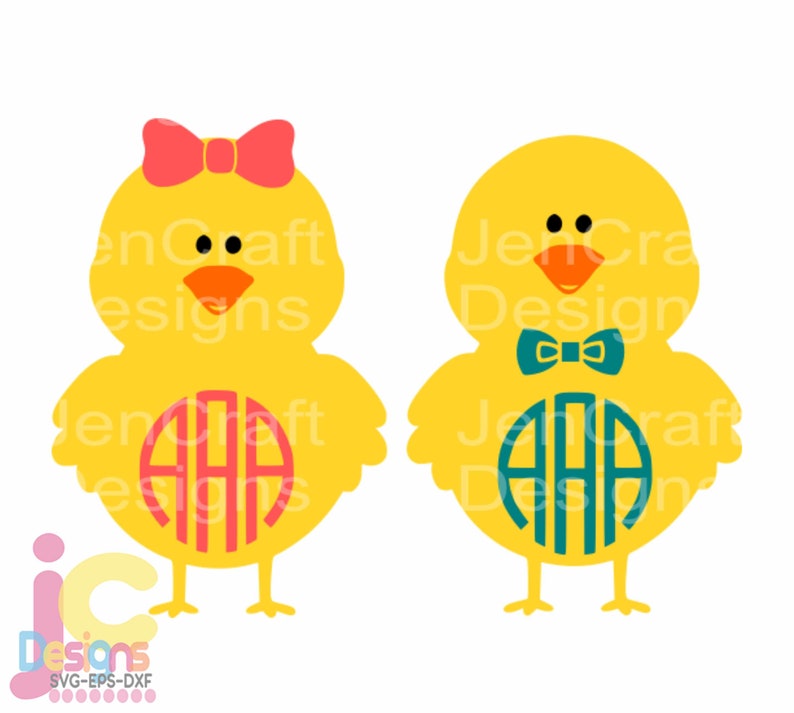 Download Easter svg Spring Baby Duck Chicks Monogram Frame Chick ...