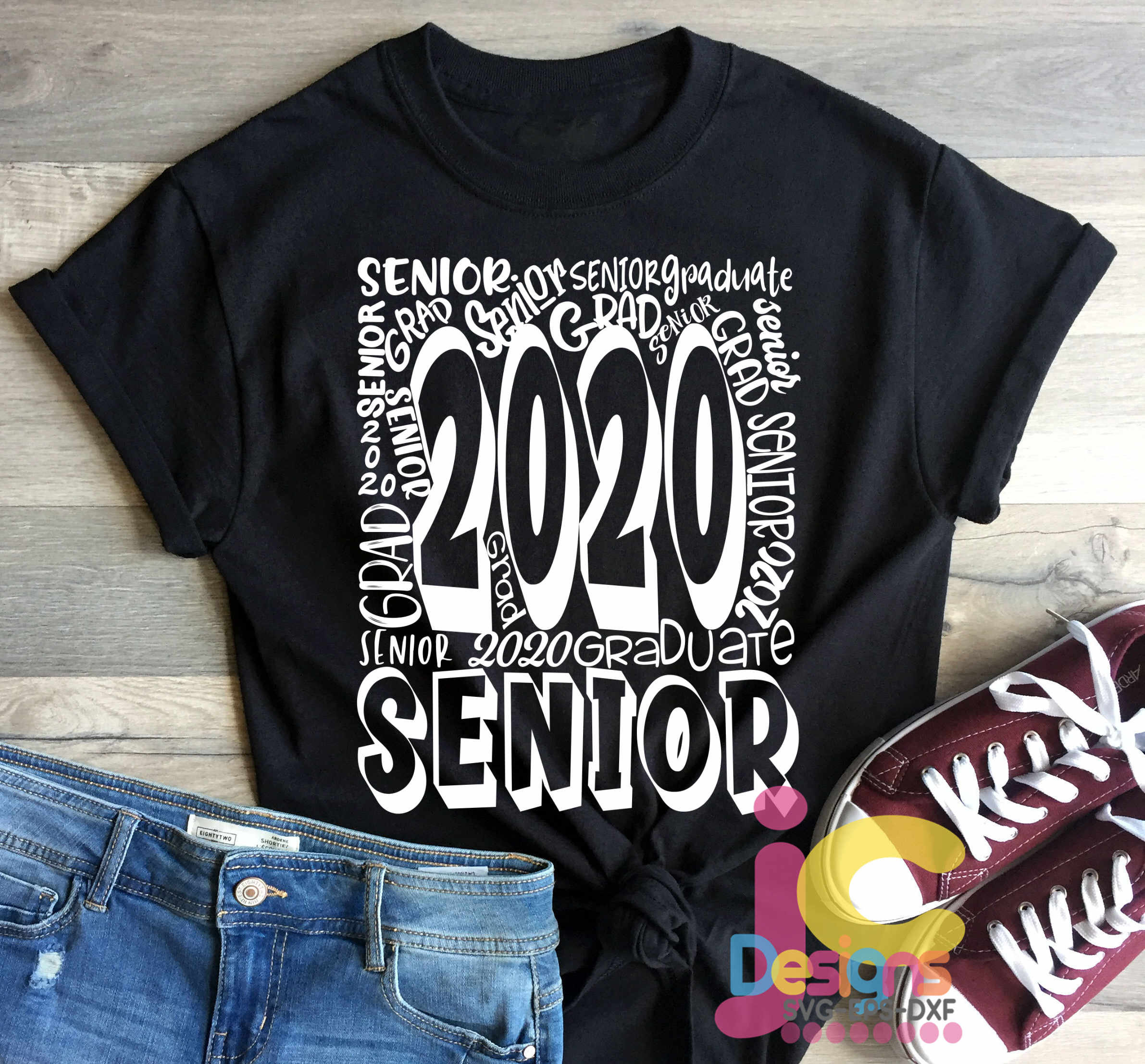Download Senior Class of 2020, Typography Graduation SVG, Senior ...
