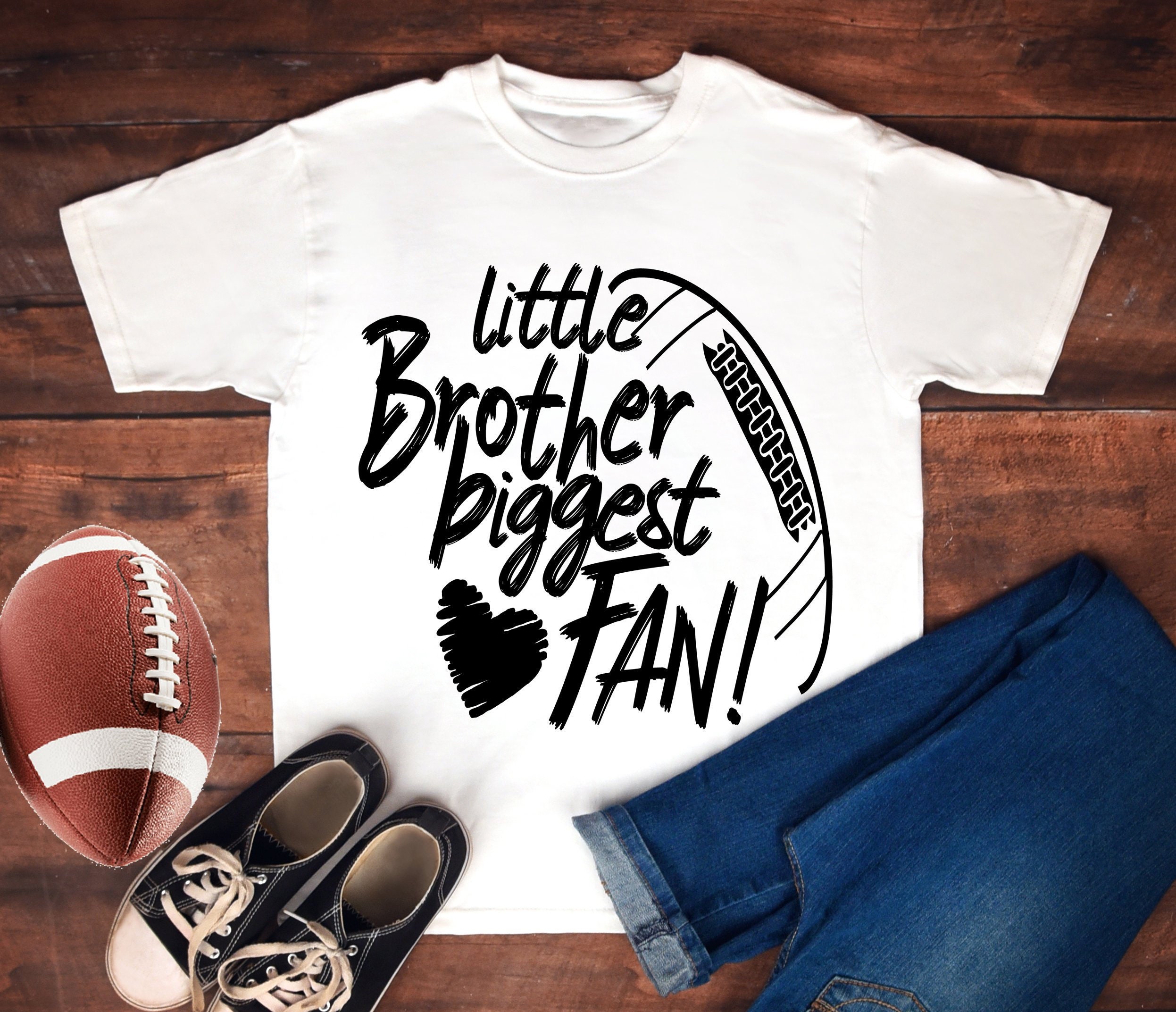 Download Football SVG, Biggest Fan Football Brother Svg, little ...