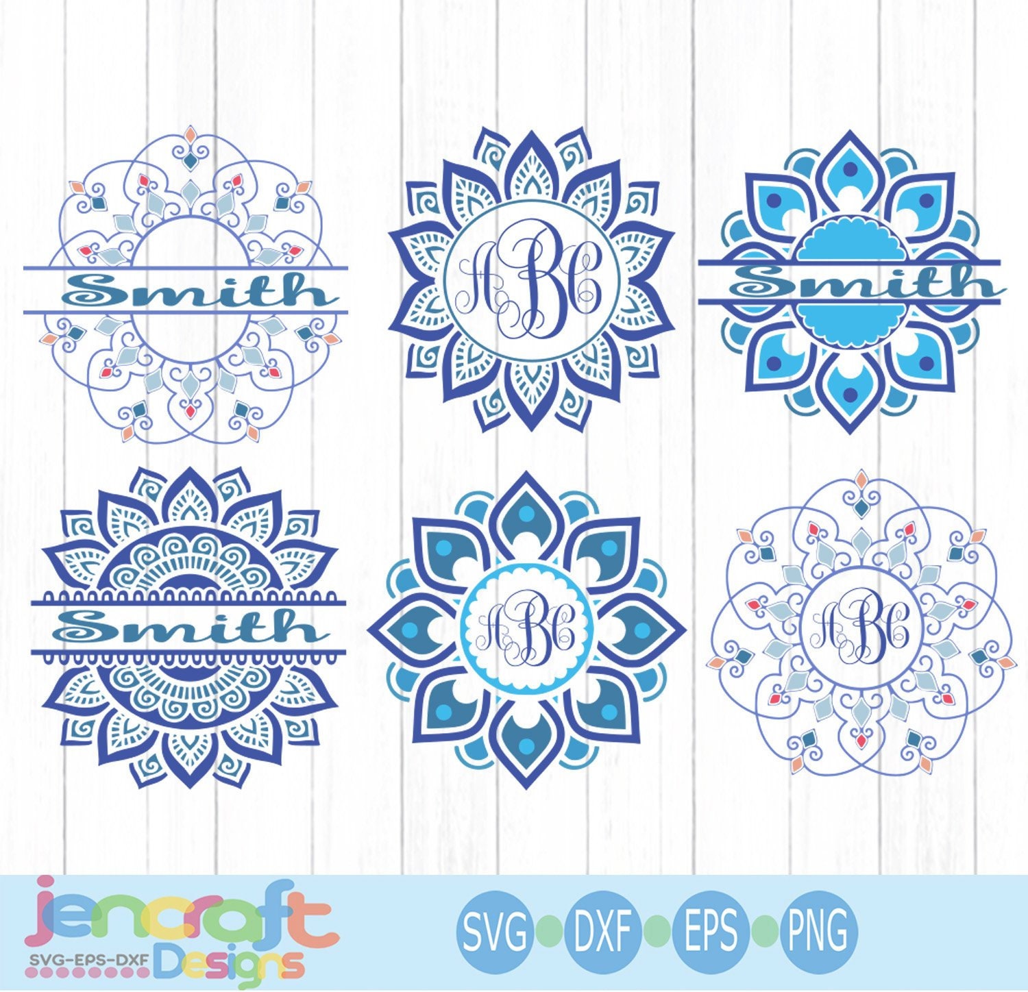 Download Ethnic Mandala SVG Pattern Round Monogram Frame, Indian ...