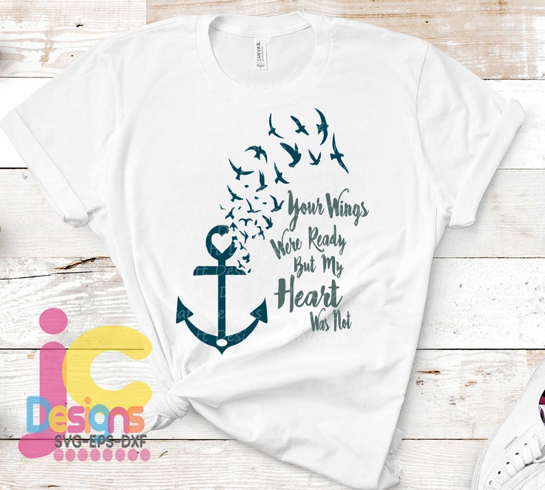 Free Free Silhouette Your Wings Were Ready Svg