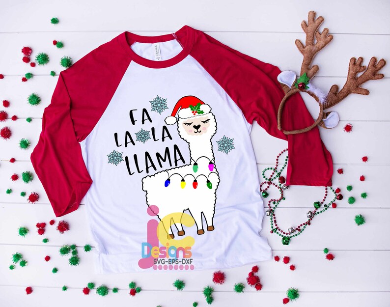 Download Fa La La Llama Christmas SVG Llama svg Alpaca svg Cute svg ...