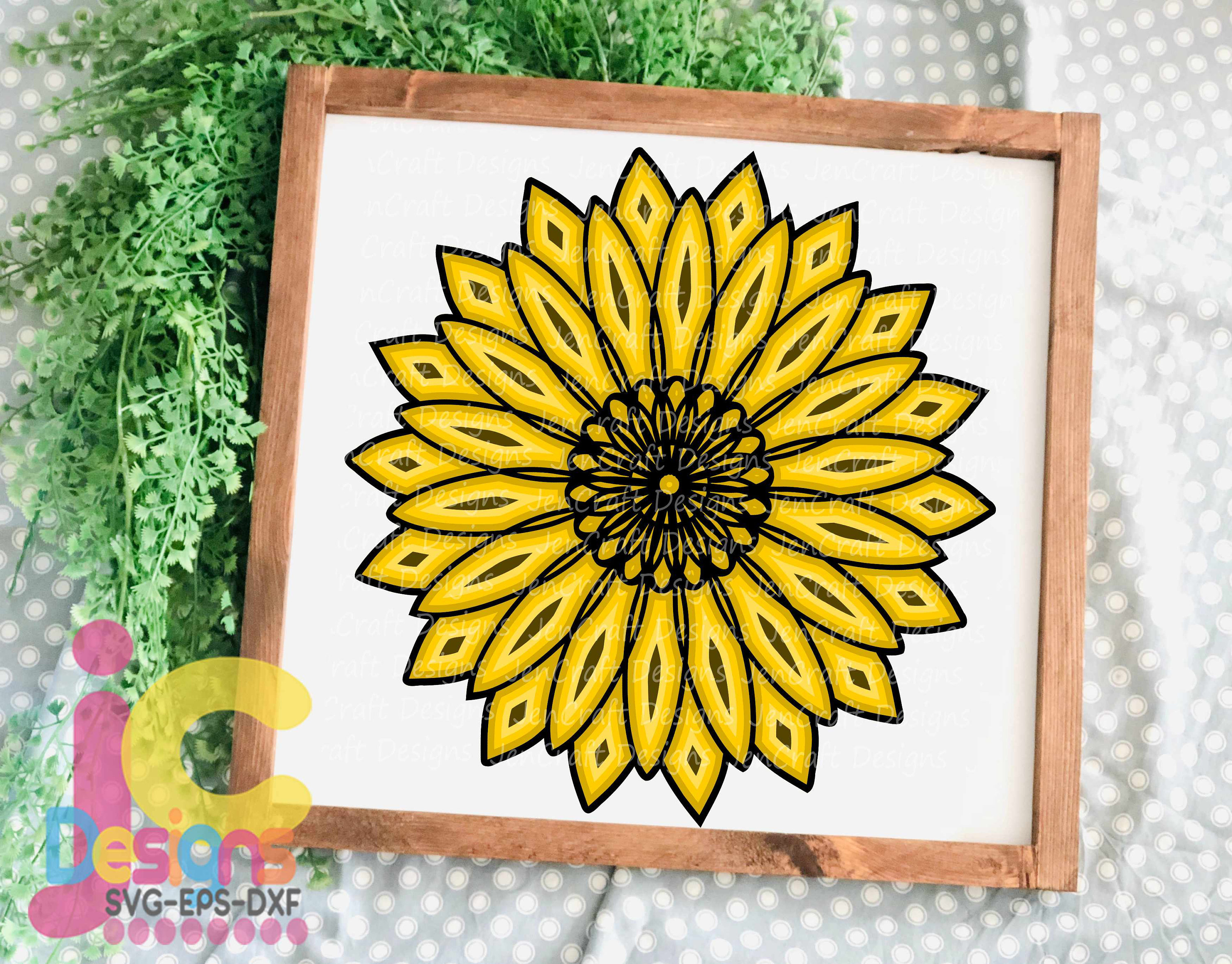 Download Sunflower SVG, 3D Mandala Layered Mandala svg Cricut ...