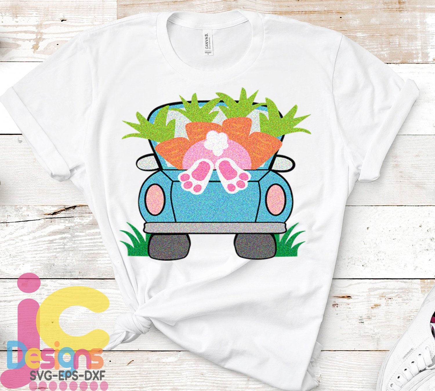 Easter svg, Easter bunny truck, Easter truck svg, Bunny in truck, bunny