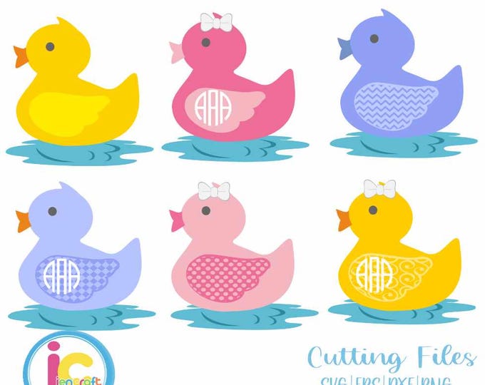 Easter Rubber Duck SVG Easter Baby Spring svg, Monogram Frame SVG, Nursery, baby shower, Easter basket Cut Files EPS, Dxf, Png