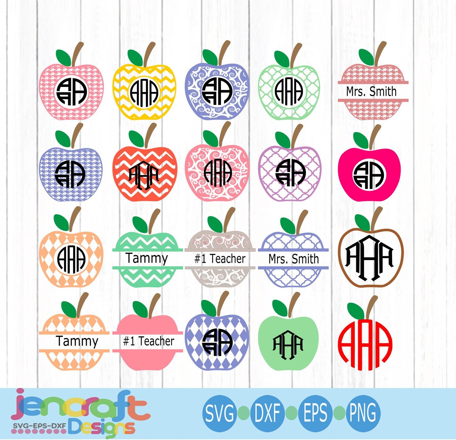 Download Free Apple Svg Frames School Teacher Svg Graduation Monogram Frame Etsy SVG Cut Files