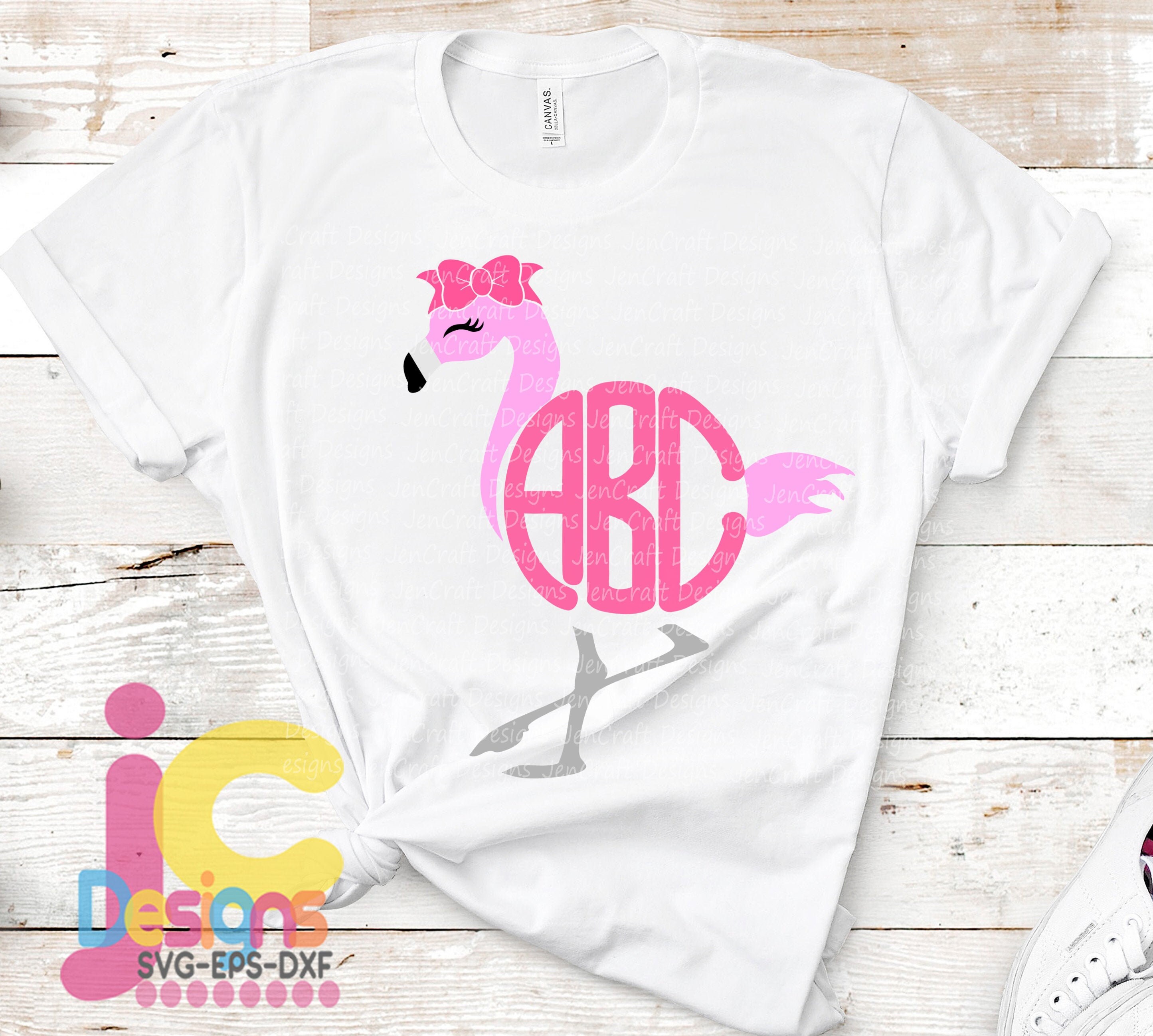 Flamingo Svg Summer SVG Monogram Frame Svg, Kids svg, Beach SVG, DXF ...