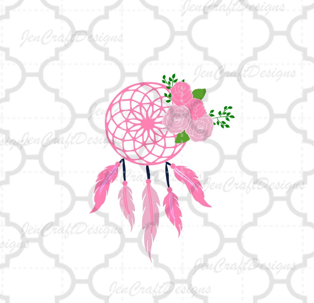 Floral Dreamcatcher Svg Dream Catcher Svg Mothers Day Mom Flowers Boho Cut File Feathers Svg Eps Png Dxf Sublimation Cricut Silhouette