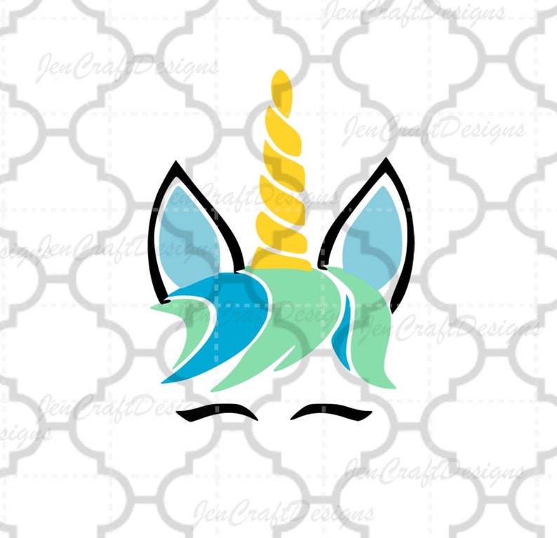 Download Boy Unicorn svg Unicorn face svg baby unicorn Floral | Etsy