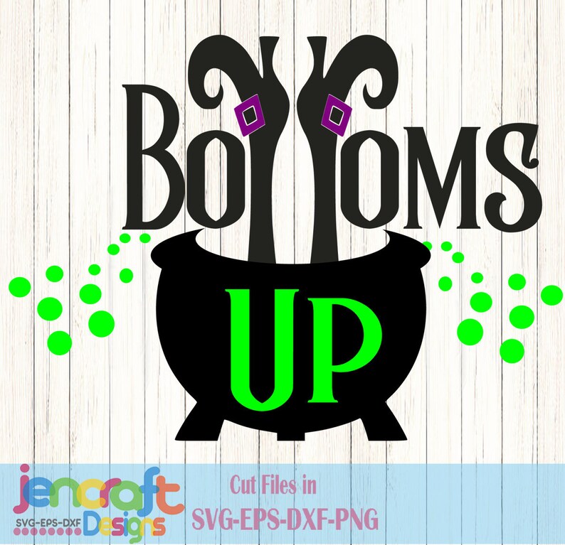 Download Clip Art Art Collectibles Saying Eps Silhouette Svg Cricut Halloween Sign Svg Cuttable Bottoms Up Wine Glass Design Trick Or Treat Svg Witch Svg Studio Dxf