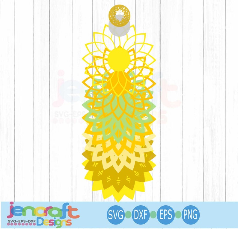 Download 3D Mandala Sunflower SVG Layered Mandala svg Cricut | Etsy