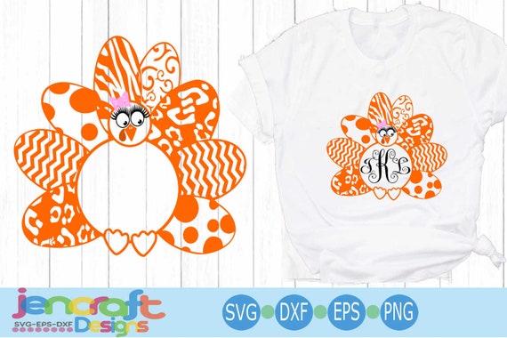 Download Svg Eps Dxf Cut File Silhouette Png Print File Girl Turkey Svg Monogram Frame Leopard Cheetah Print Thanksgiving Cricut Clip Art Art Collectibles Privius Com