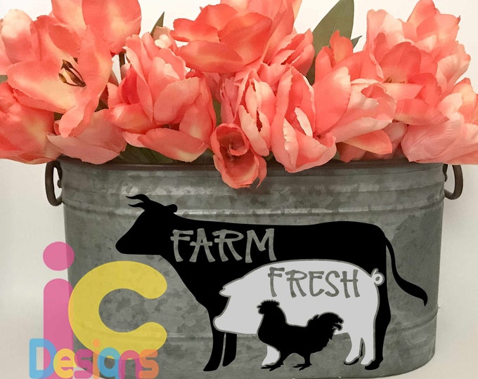 Farm Animals svg ,Farm Svg, Cow Svg, Pig, Cow, Chicken, Svg, DXF, Png Sublimation Silhouette Cricut Kitchen Towel, Kitchen, Signs, Cut files