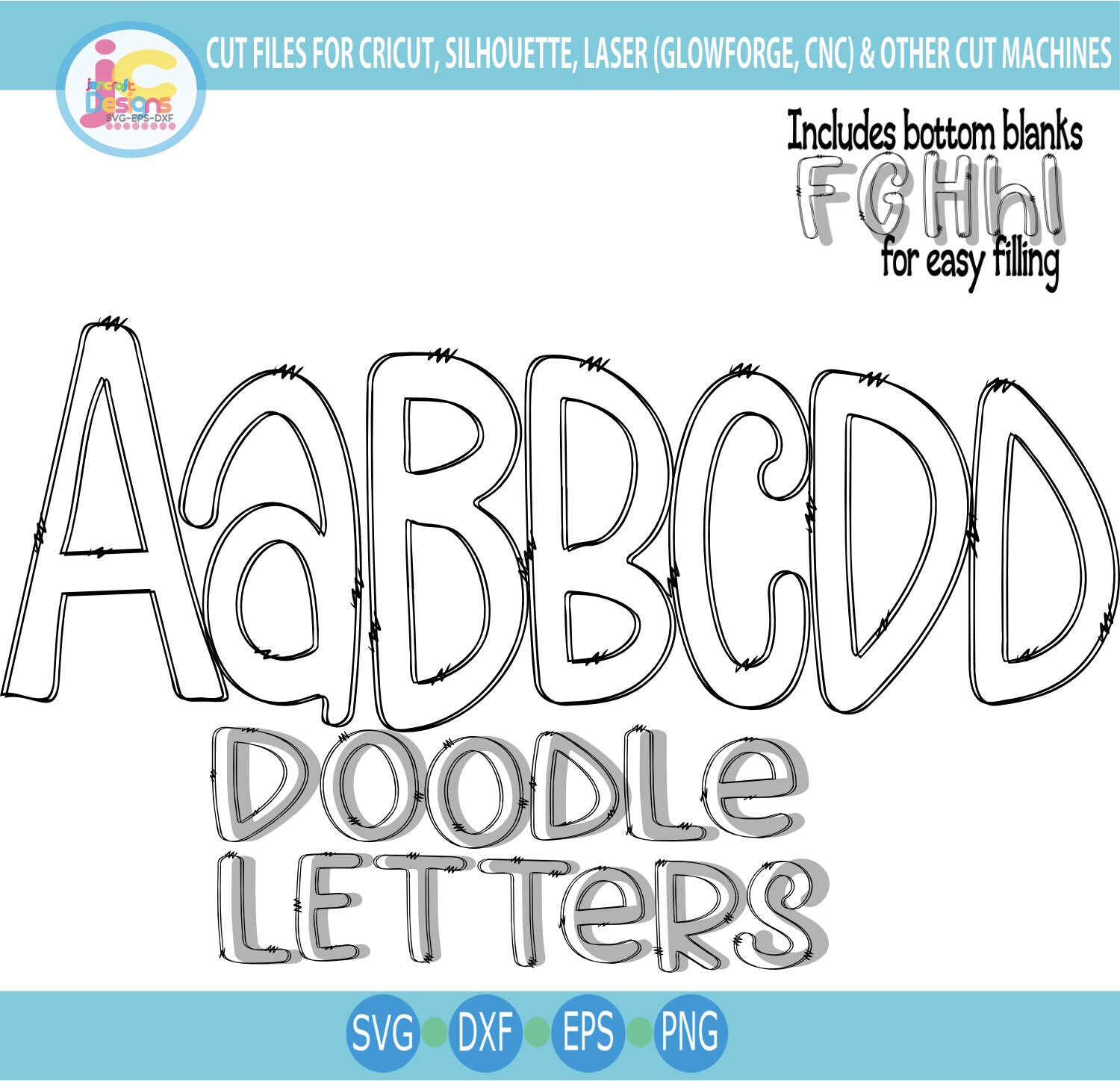 Download Doodle Letters Svg Alphabet Letters Transparent Alpha Pack Svg Eps Dxf Png Hand Drawn Customizable Cut File Sublimation Design Printable